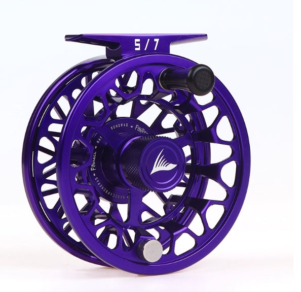 asahi fly fishing reel SF Large Arbor 5/6wt Aluminum Alloy Body Die-Cast Matt Black Pre-Loaded Reel with Line Combo Fluorescent Yellow Line large arbor for ultra TRABUCCO ASAHI FCX 1000 REEL