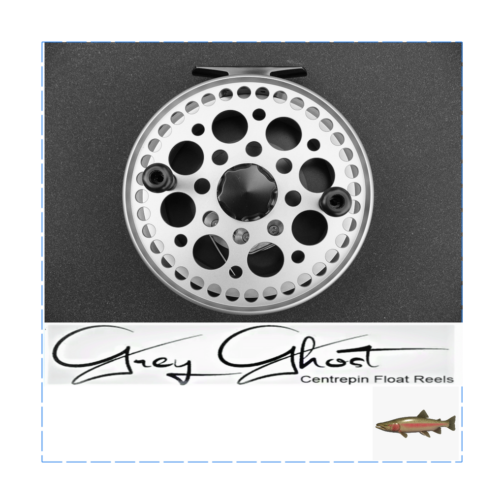 5INCH GREY GHOST CENTRE-PIN / FLOAT REELS,UPS FREE SHIPPING